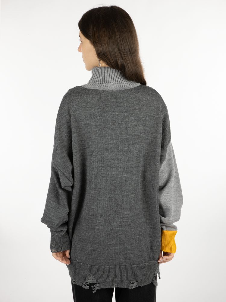 Свитер оверсайз Tricksy Net Grunge на заказ, полушерсть