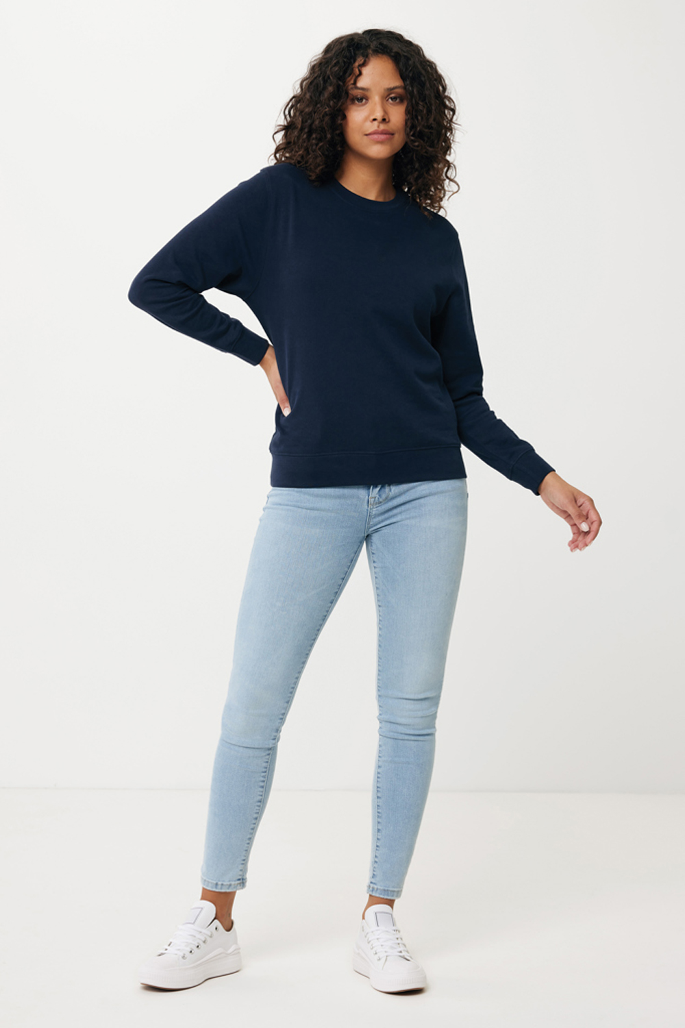 Свитшот Iqoniq Etosha из переработанного хлопка, унисекс, 280 г/м²