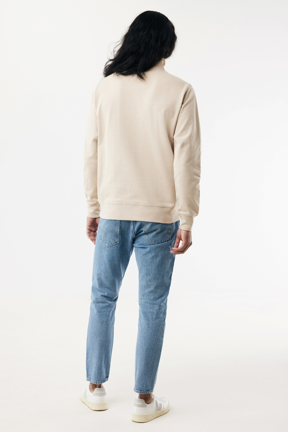 Свитшот на молнии Iqoniq Elgon из переработанного хлопка, 300 г/м²