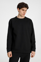 Свитшот унисекс S1, черный, размер M/L