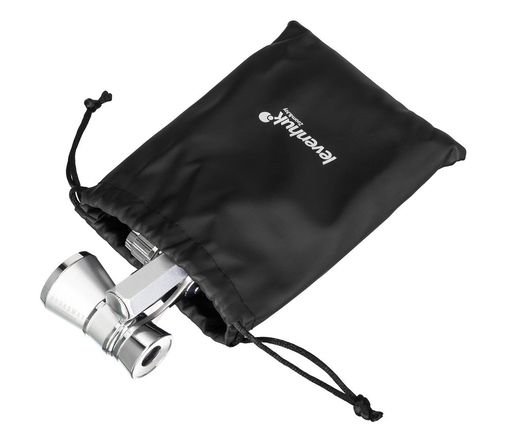 Театральный бинокль-лорнет Broadway 325E, серебристый