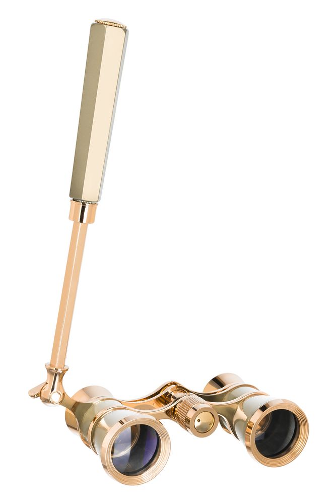Театральный бинокль-лорнет Broadway 325E, золотистый