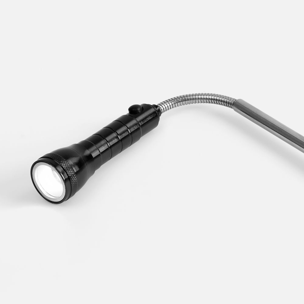 Телескопический фонарь с магнитом Flexion, ver.2, черный