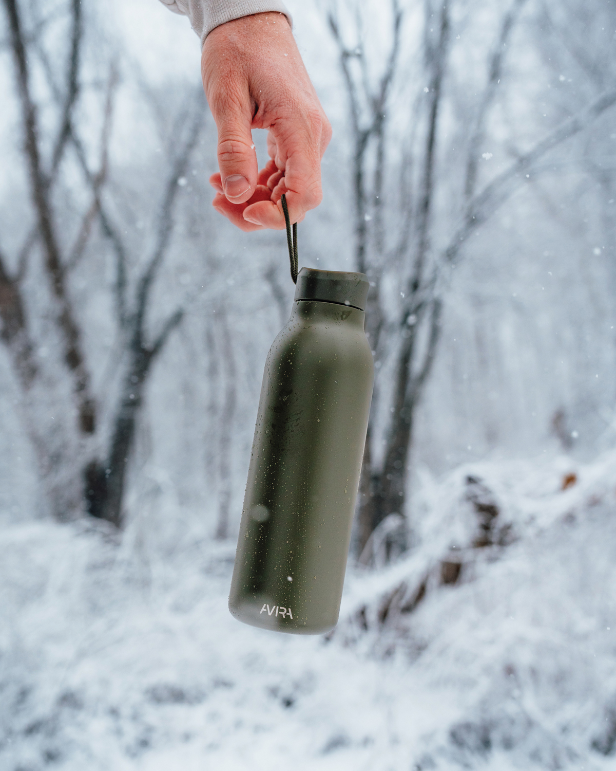 Термобутылка Avira Avior из переработанной нержавеющей стали RCS, 500 мл
