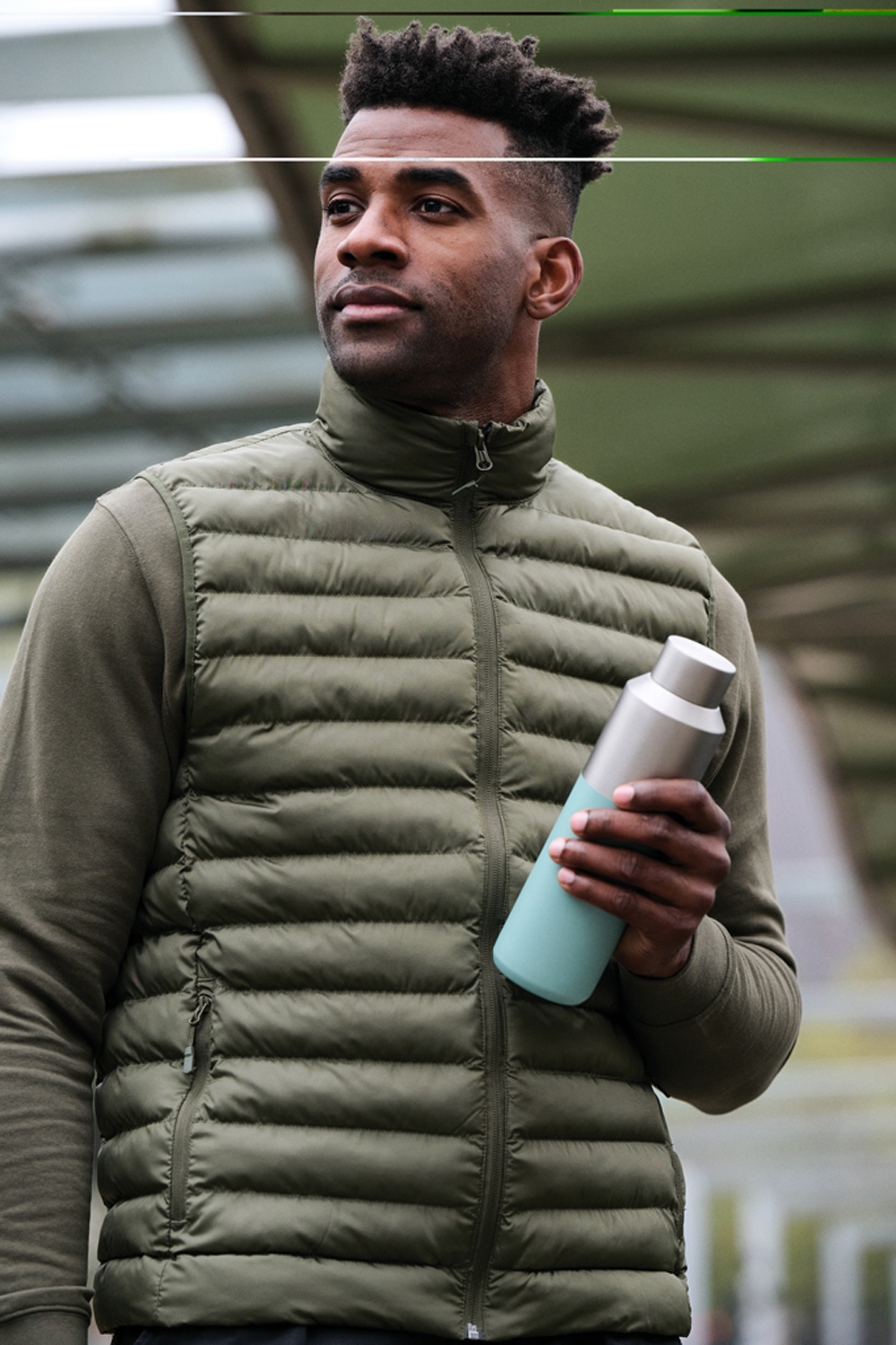 Термобутылка Fluid из переработанной нержавеющей стали RCS, 600 мл