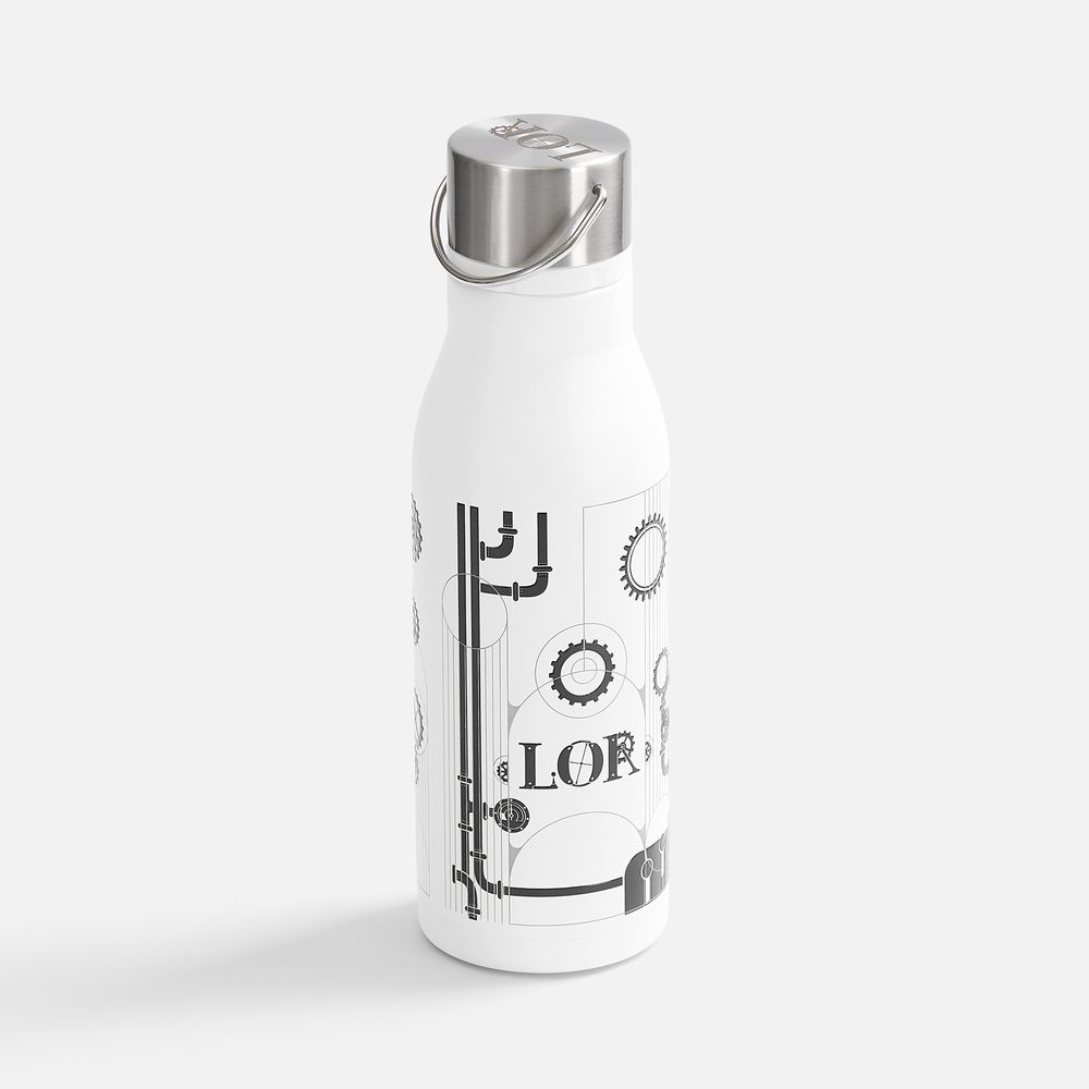 Термобутылка Tabenodo, белая