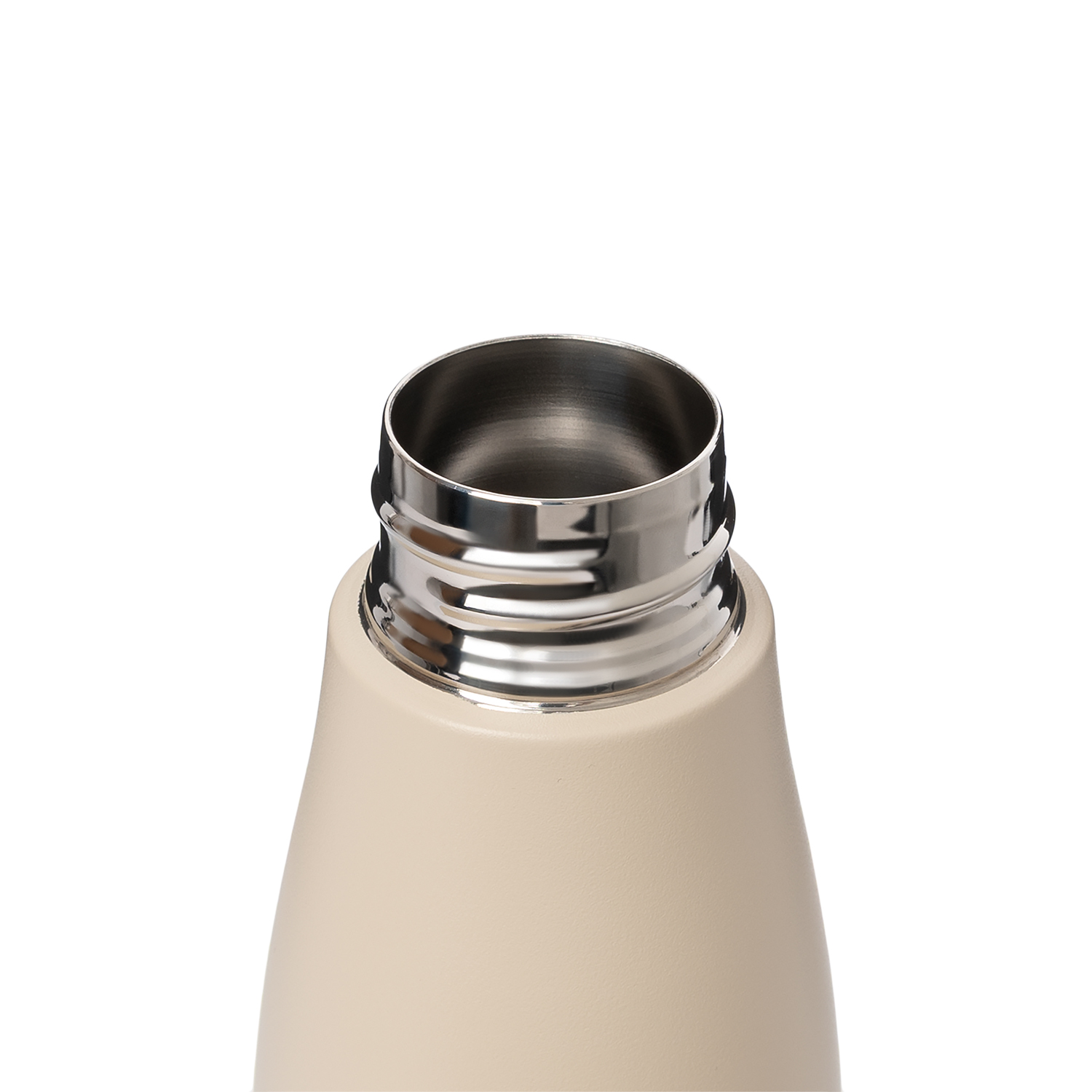 Термобутылка вакуумная герметичная Боска (Bosca), бежевая