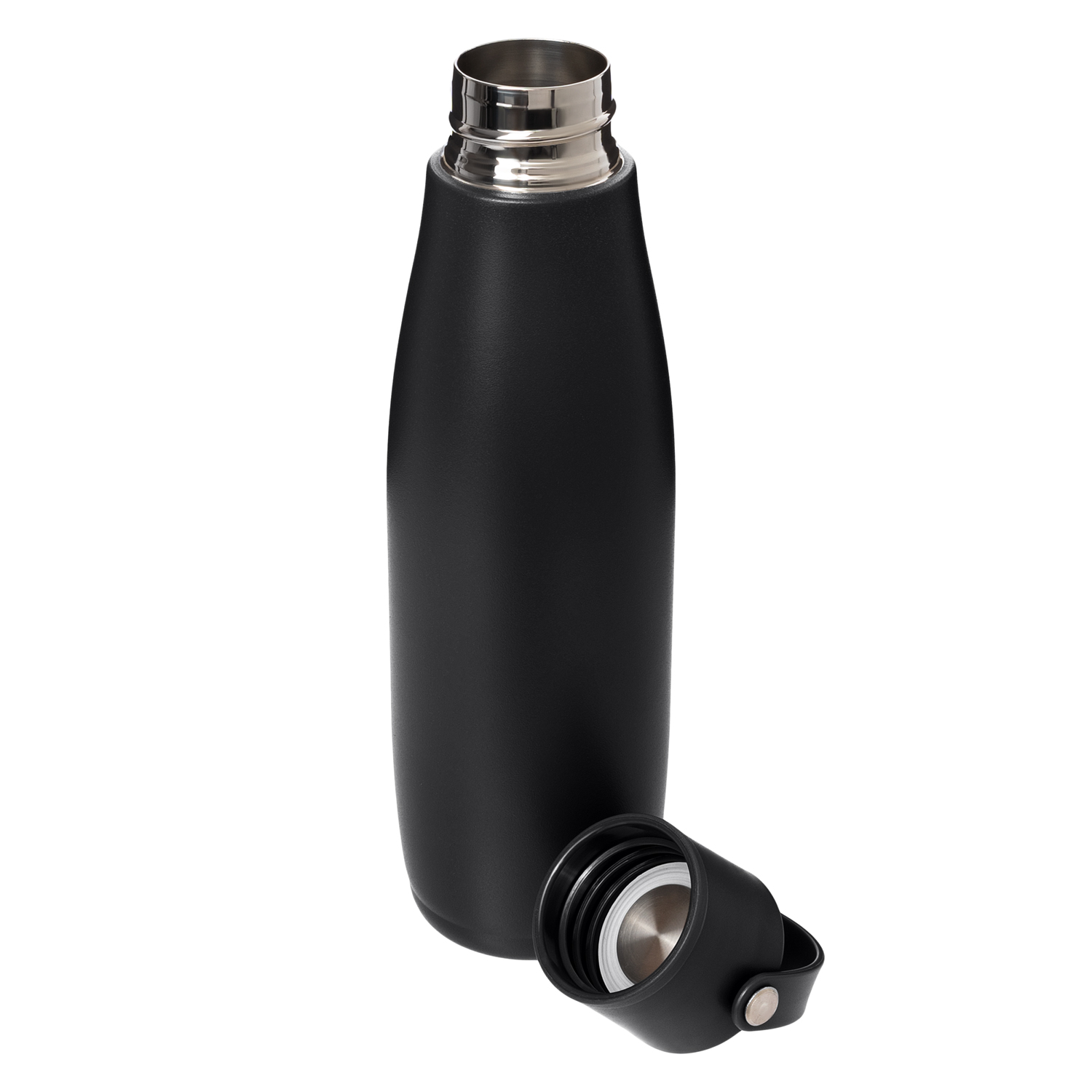 Термобутылка вакуумная герметичная Боска (Bosca), черная