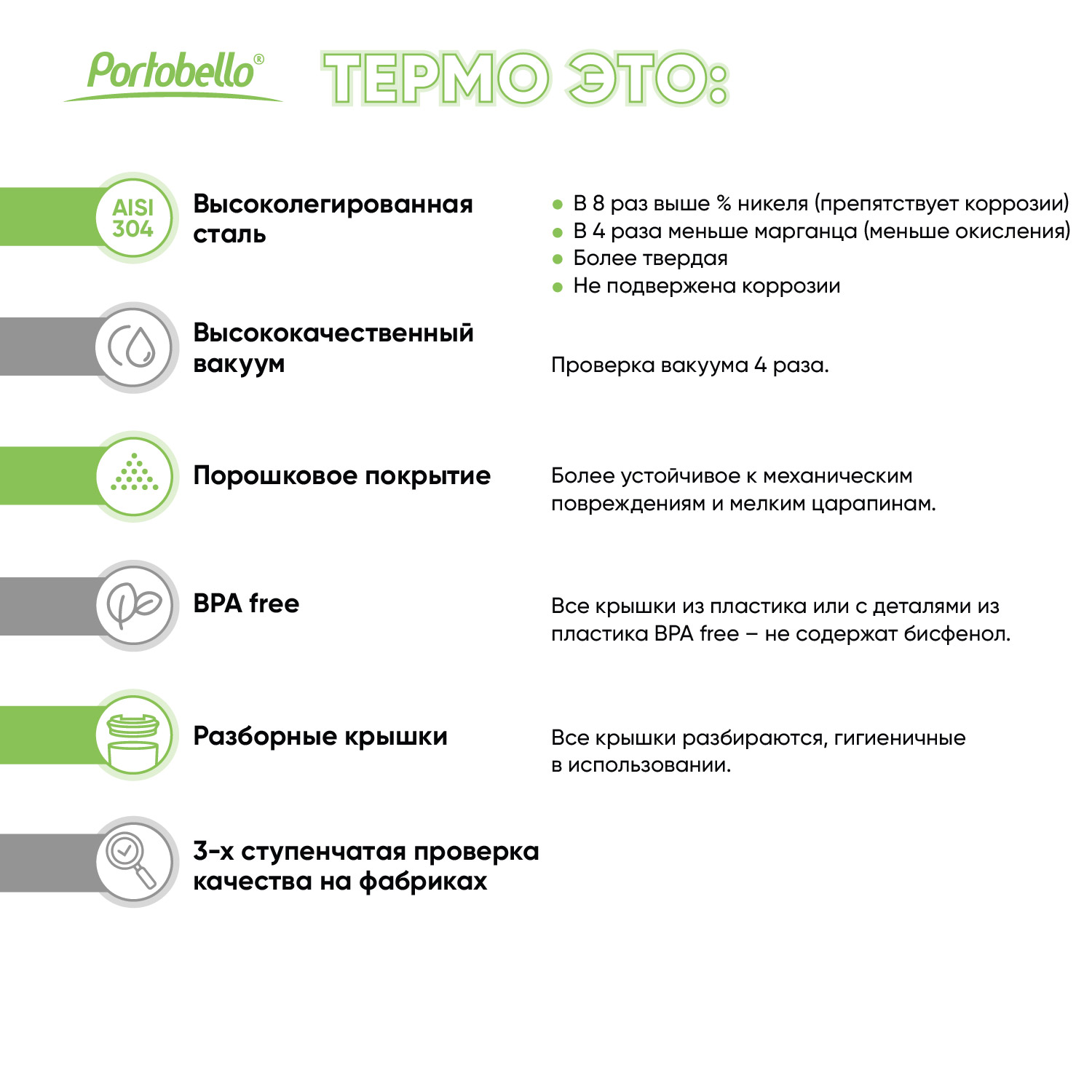 Термобутылка вакуумная герметичная Грейс (Grace), черная