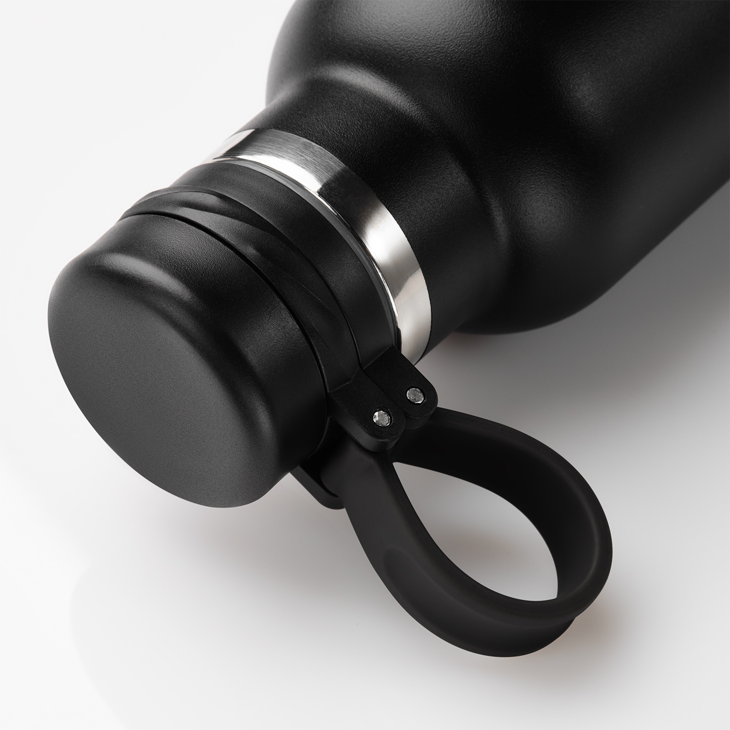 Термобутылка вакуумная герметичная Модена (Modena), черная