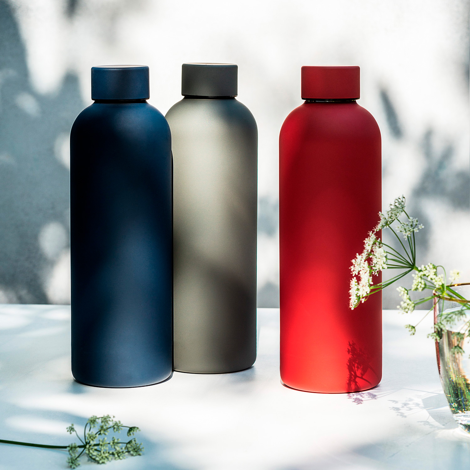 Термобутылка вакуумная герметичная Прима (Prima), красная