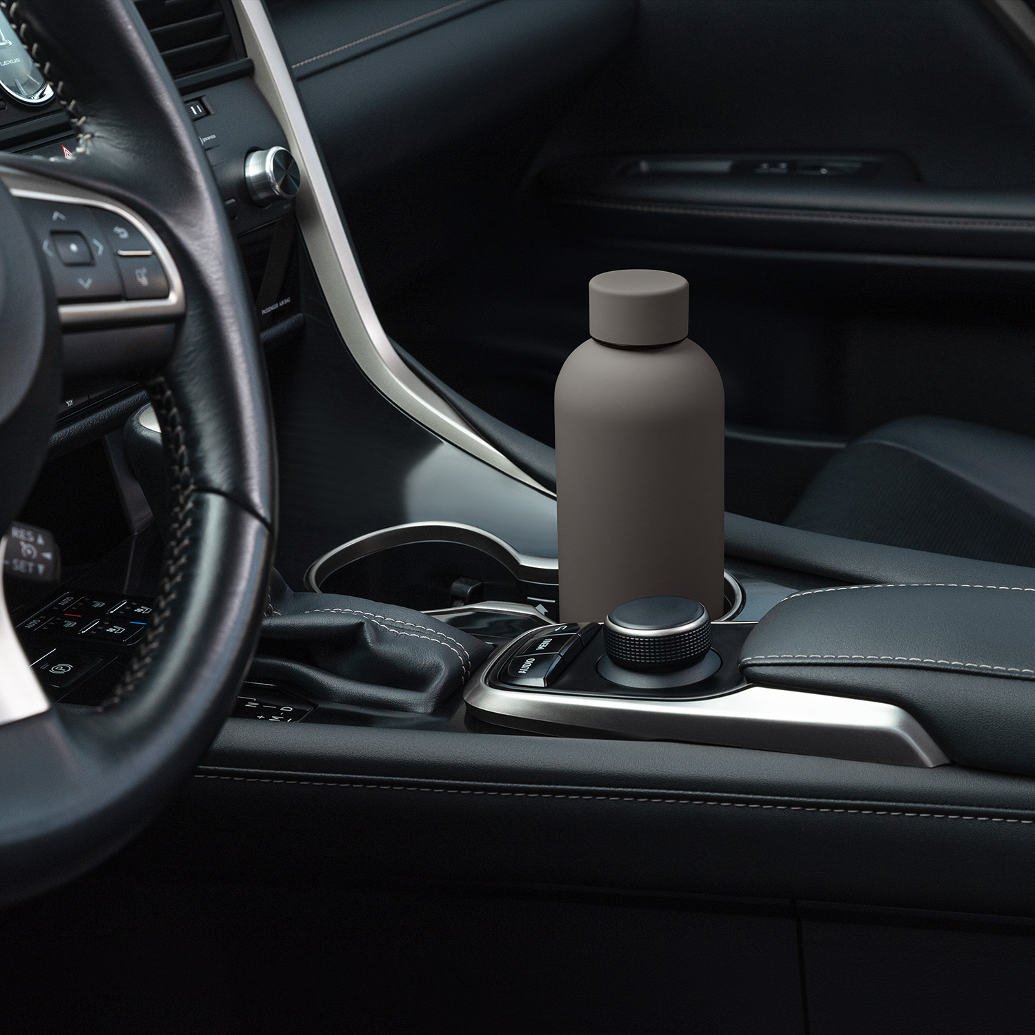 Термобутылка вакуумная герметичная Прима Ультрамарин (Prima Ultramarine), ярко-синяя