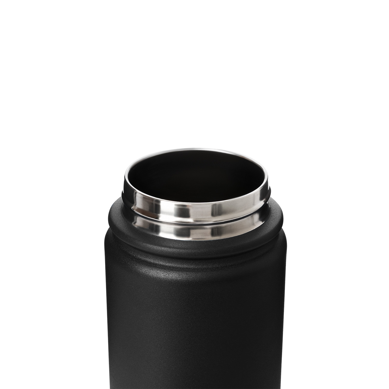 Термобутылка вакуумная герметичная Савона (Savona), черная