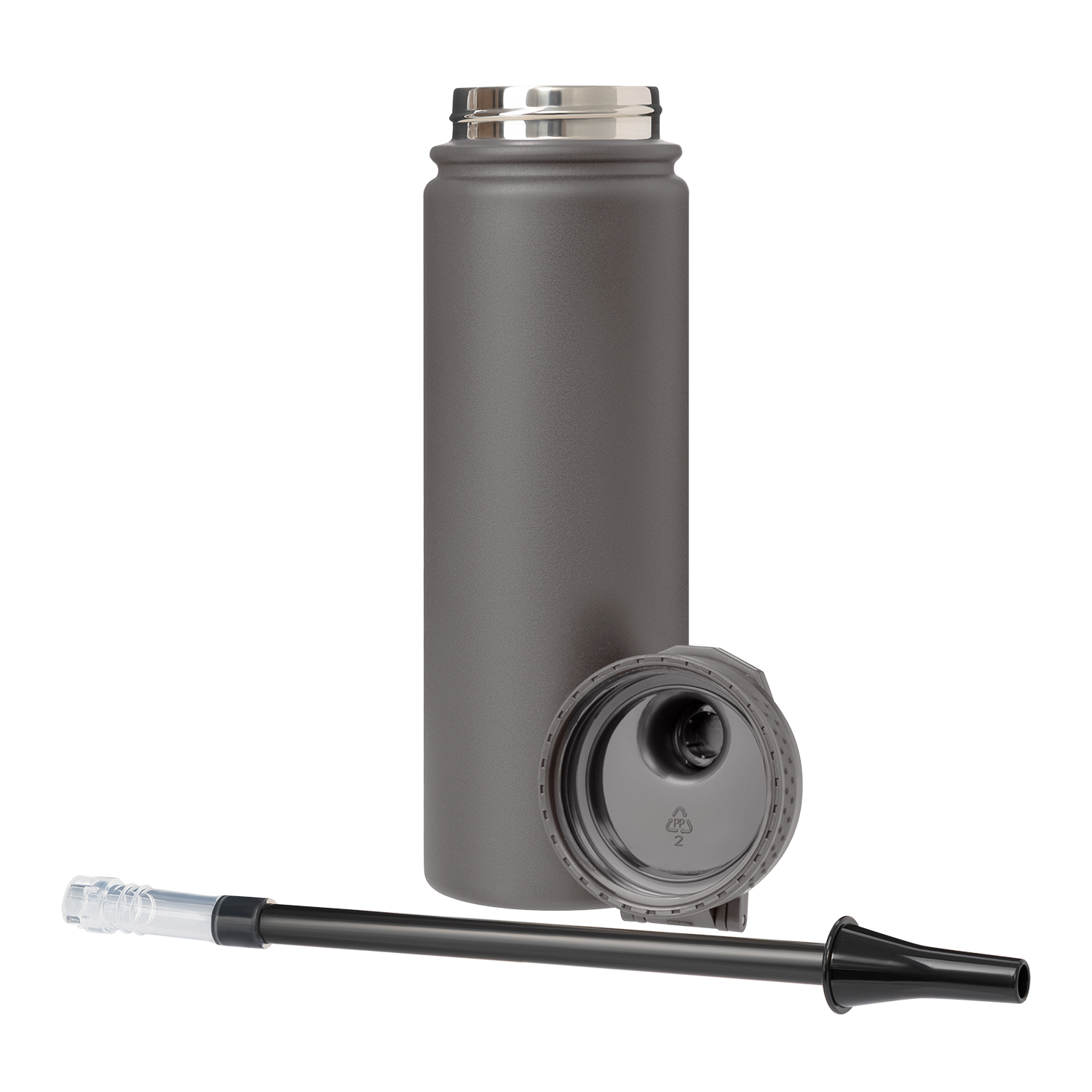 Термобутылка вакуумная герметичная Савона (Savona), серая