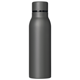 Термобутылка вакуумная герметичная Соренто (Sorento), серая, зернистое покрытие