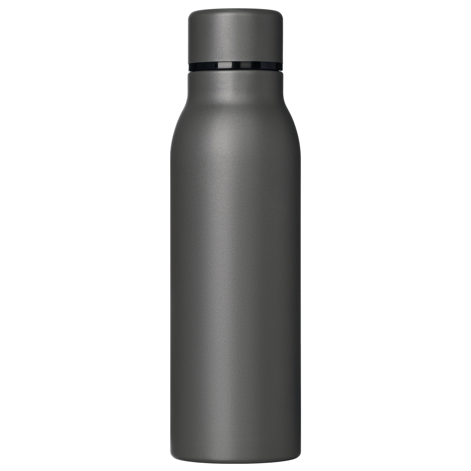 Термобутылка вакуумная герметичная Соренто (Sorento), серая, зернистое покрытие