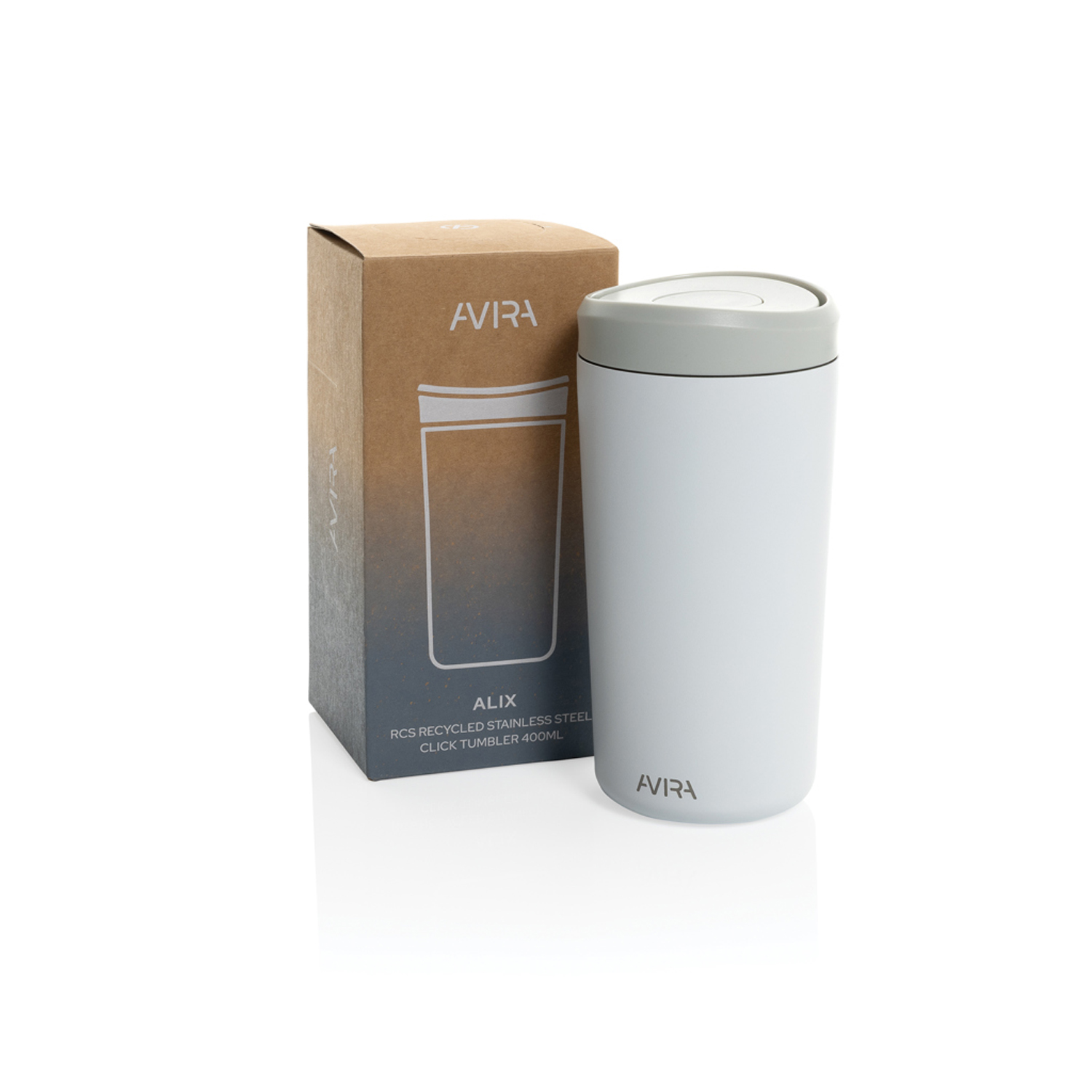 Термокружка Avira Alix из переработанной стали RCS, 400 мл