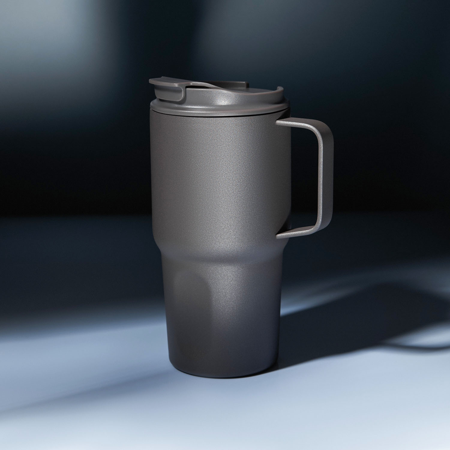 Термокружка вакуумная Авентура (Aventura), серая