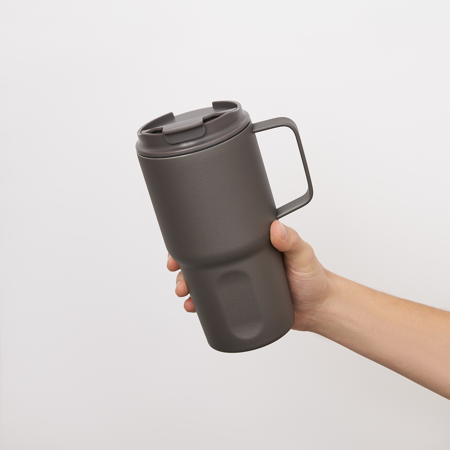 Термокружка вакуумная Авентура (Aventura), серая