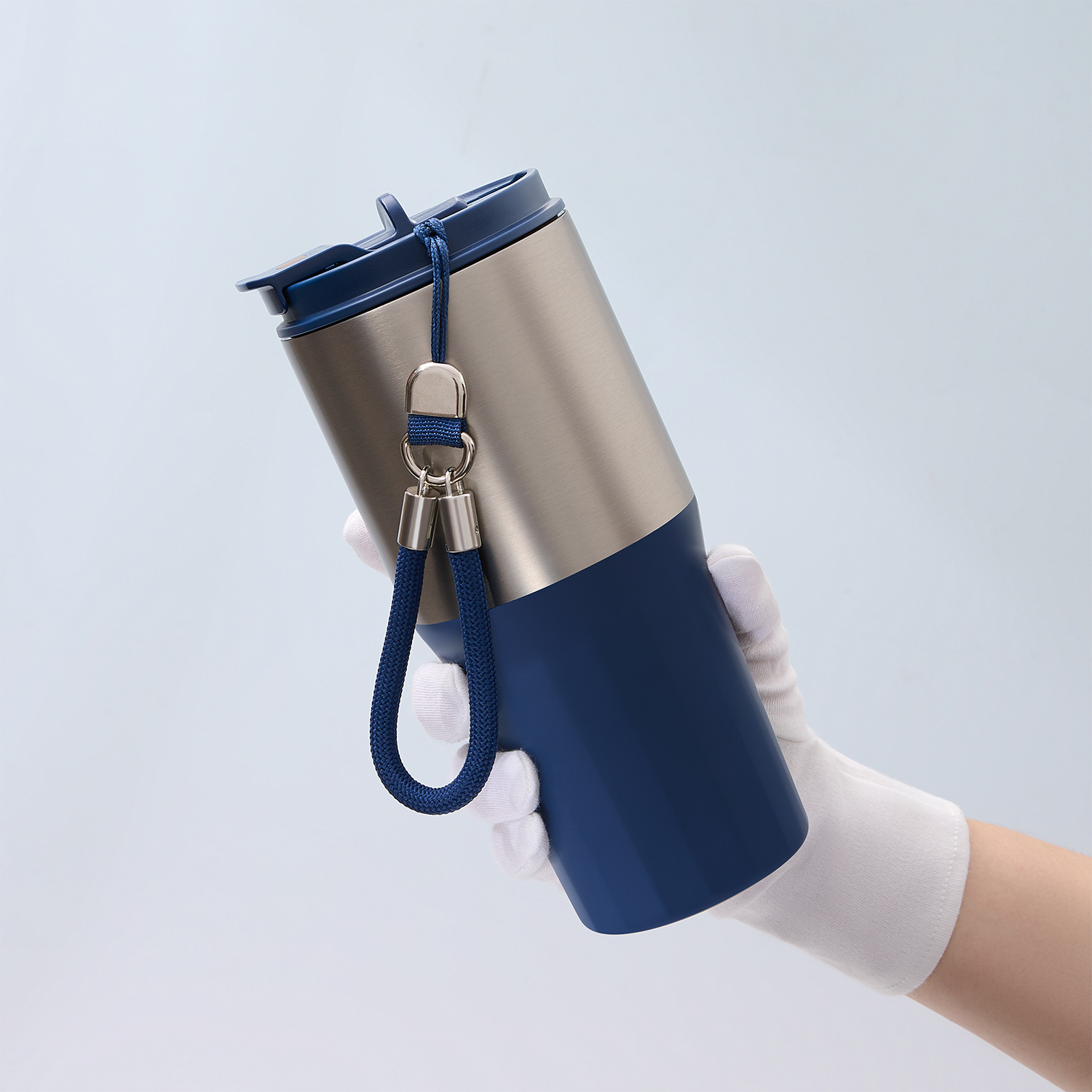 Термокружка вакуумная Авеню (Avenue), синяя