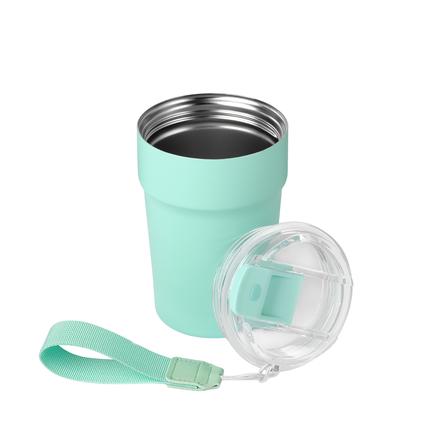 Термокружка вакуумная Монако (Monaco), аква