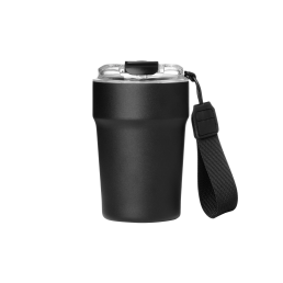 Термокружка вакуумная Монако (Monaco), черная