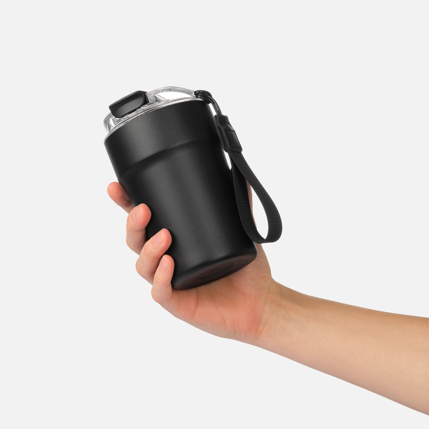 Термокружка вакуумная Монако (Monaco), черная