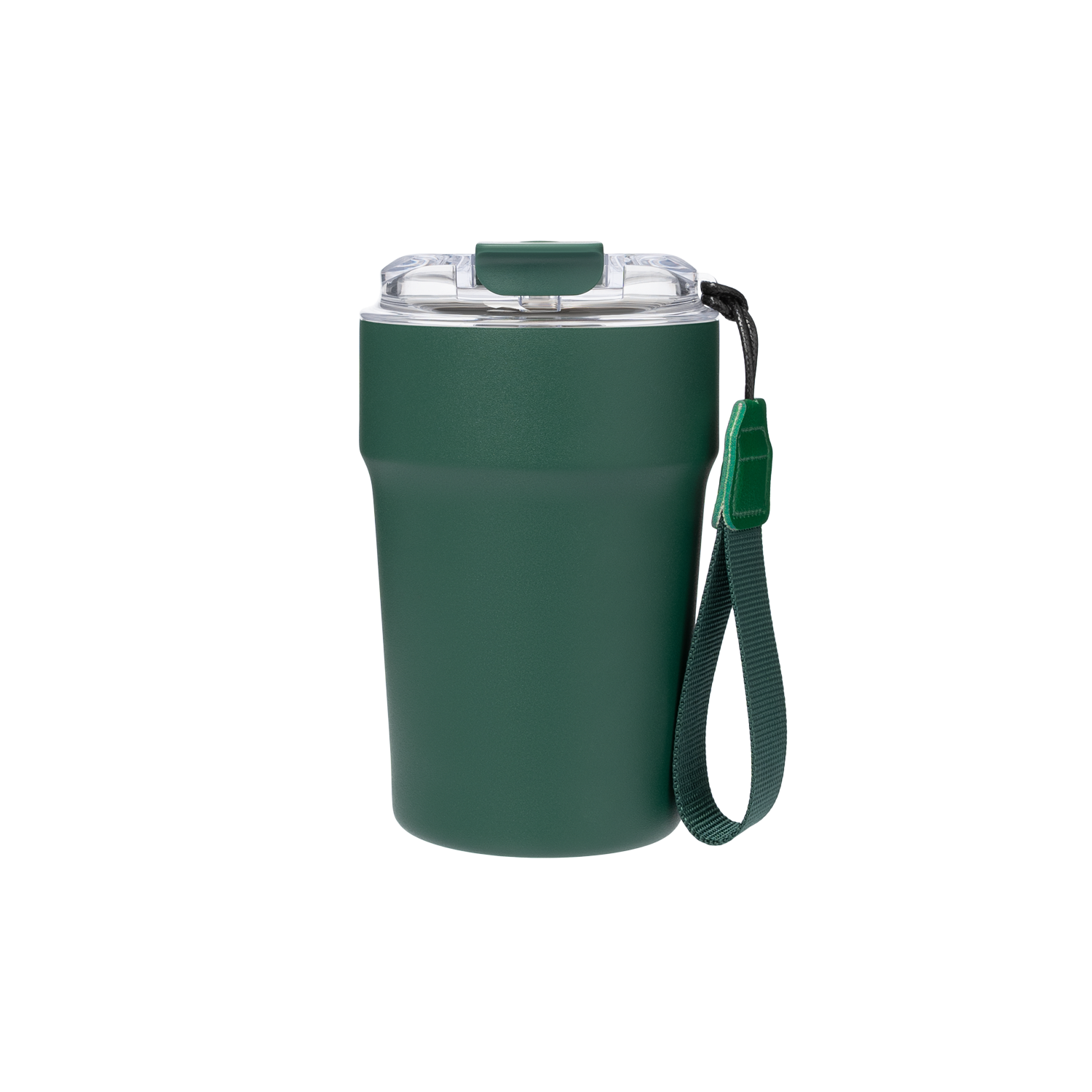 Термокружка вакуумная Монако (Monaco), темно-зеленая