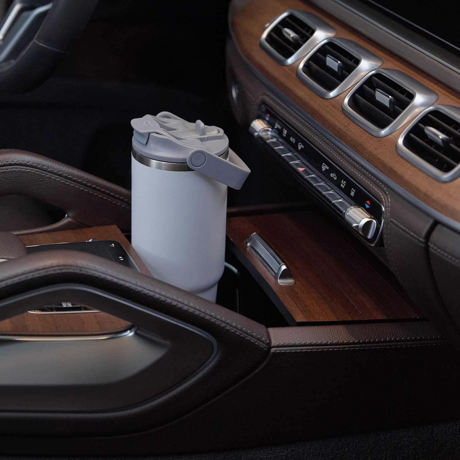 Термокружка вакуумная Монтана (Montana), белая