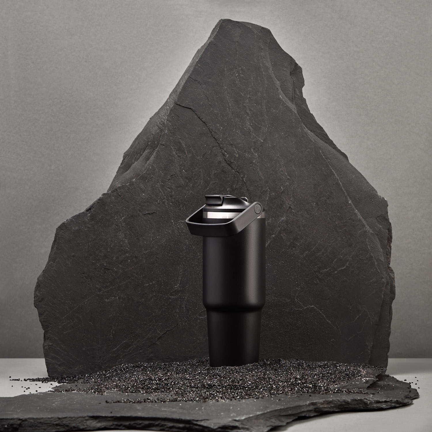 Термокружка вакуумная Монтана (Montana), черный