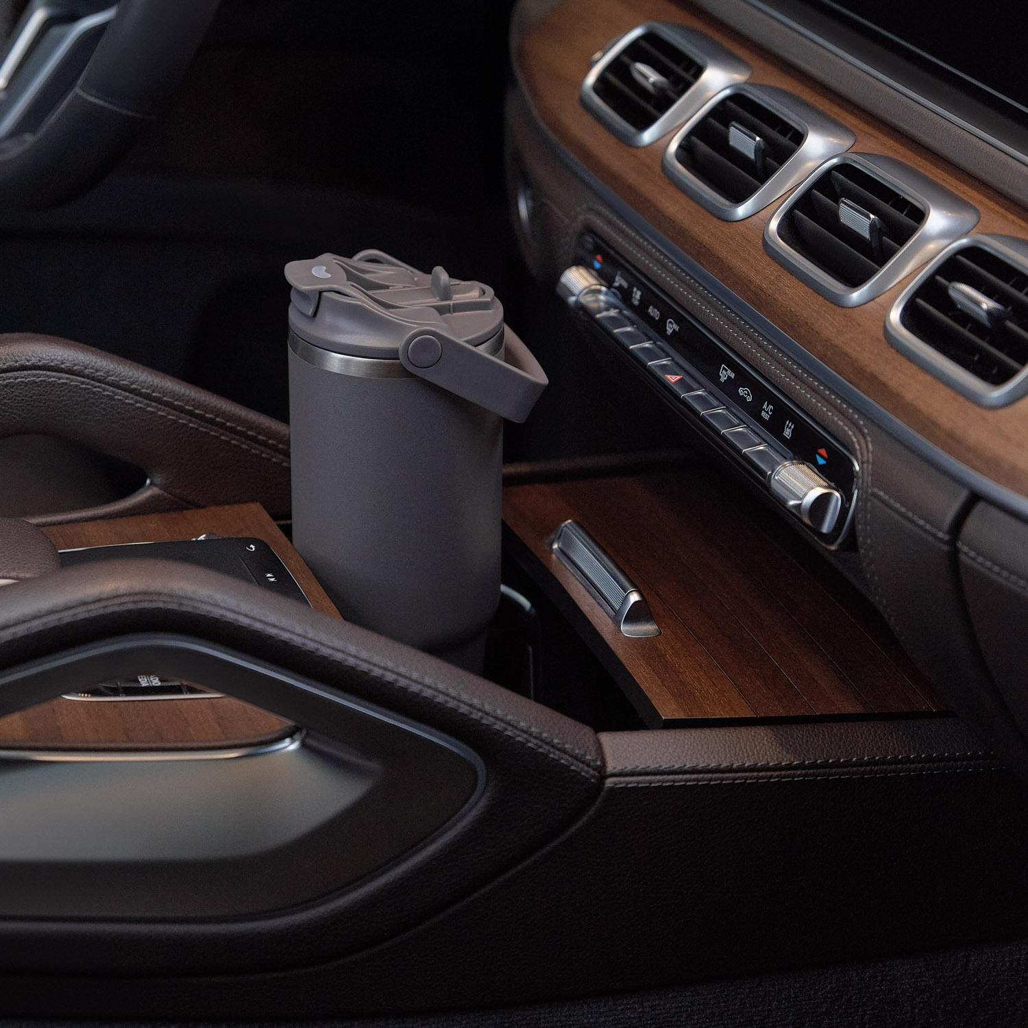 Термокружка вакуумная Монтана (Montana), серая