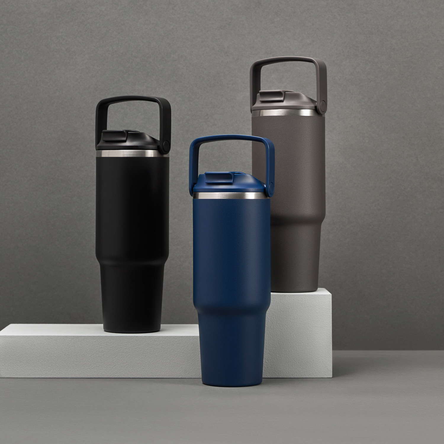 Термокружка вакуумная Монтана (Montana), серая