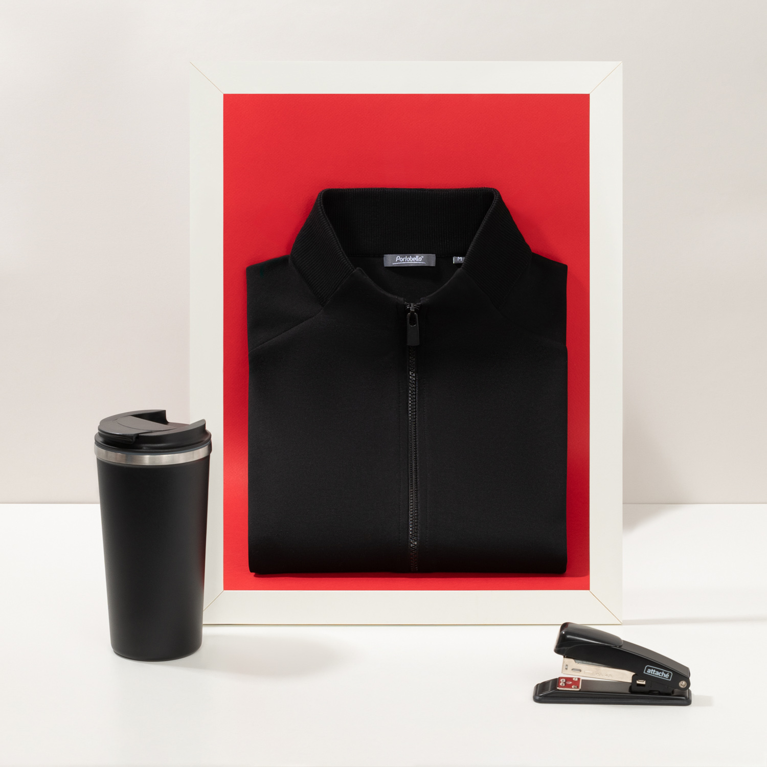 Термокружка вакуумная Палермо (Palermo), черная