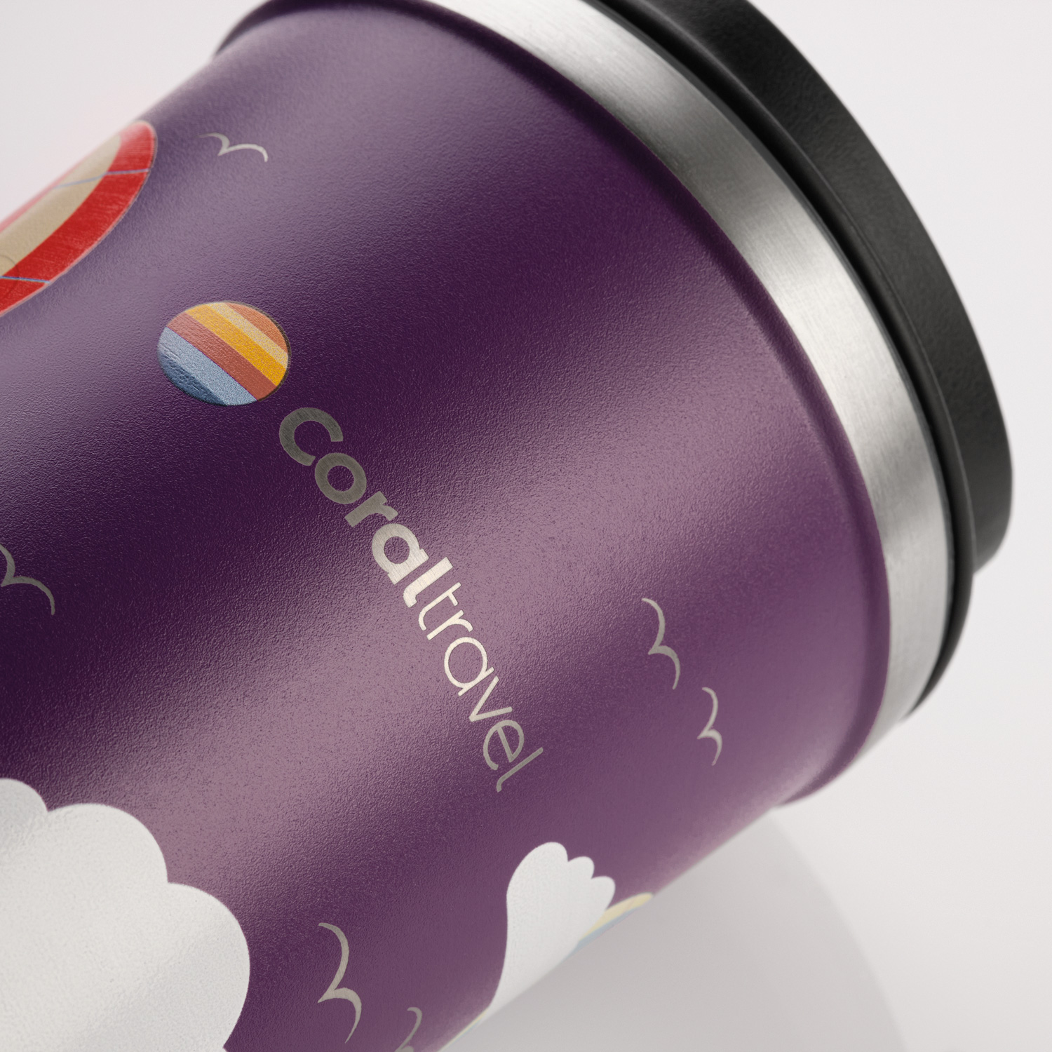 Термокружка вакуумная Палермо (Palermo), фиолетовая