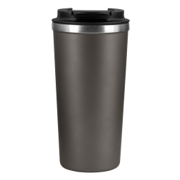 Термокружка вакуумная Палермо (Palermo), серая, гладкая поверхность