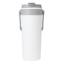 Термокружка вакуумная Соло (Solo), белая