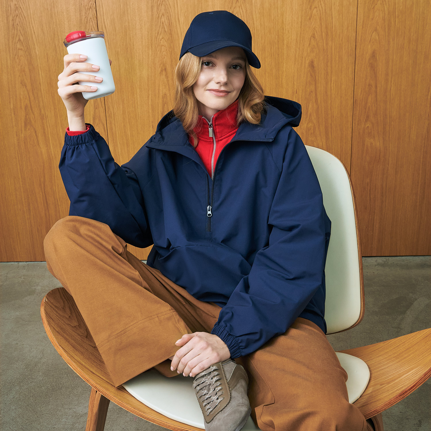 Термокружка вакуумная Страда (Strada), белая