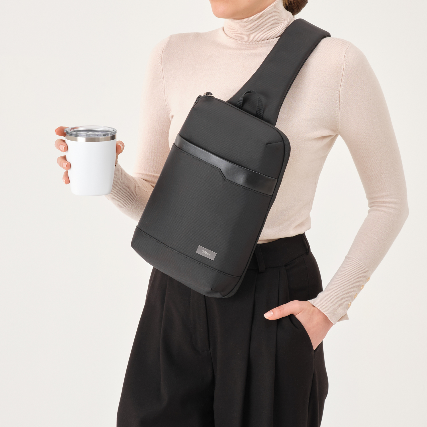 Термокружка вакуумная Вива (Viva), белая