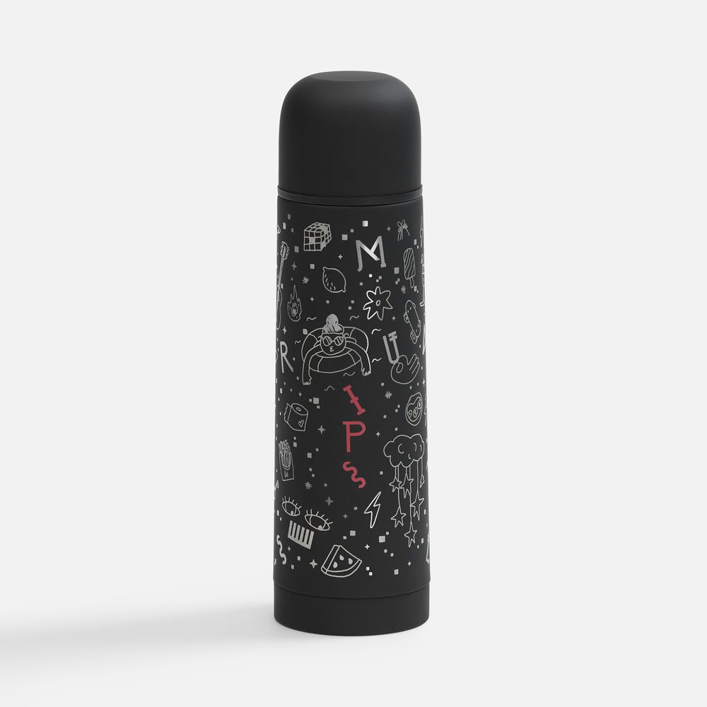 Термос Skydive, ver.2, черный