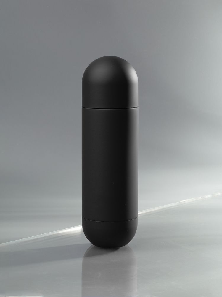 Термос Tubula Soft Touch, черный