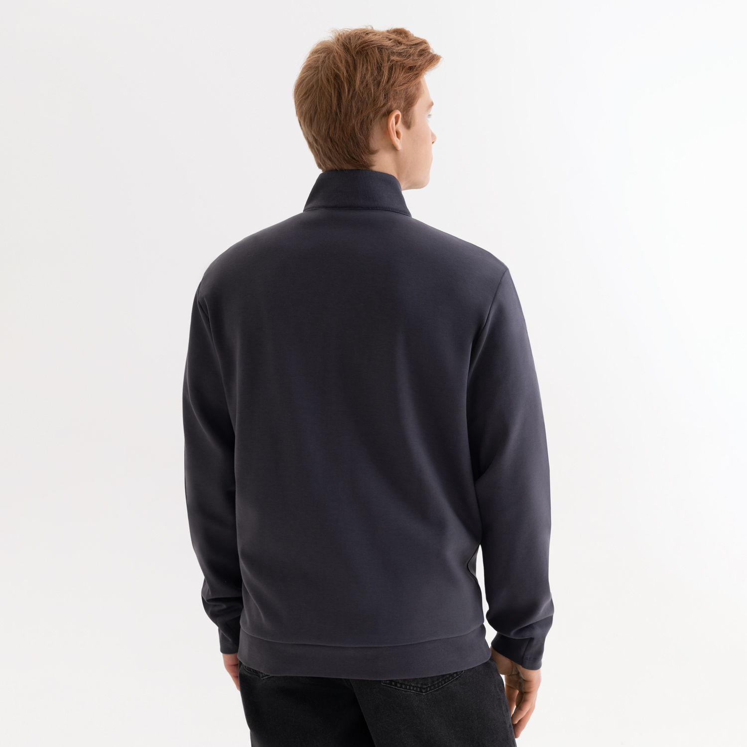 Толстовка на молнии Астин (Astin) антрацит, размер XXL