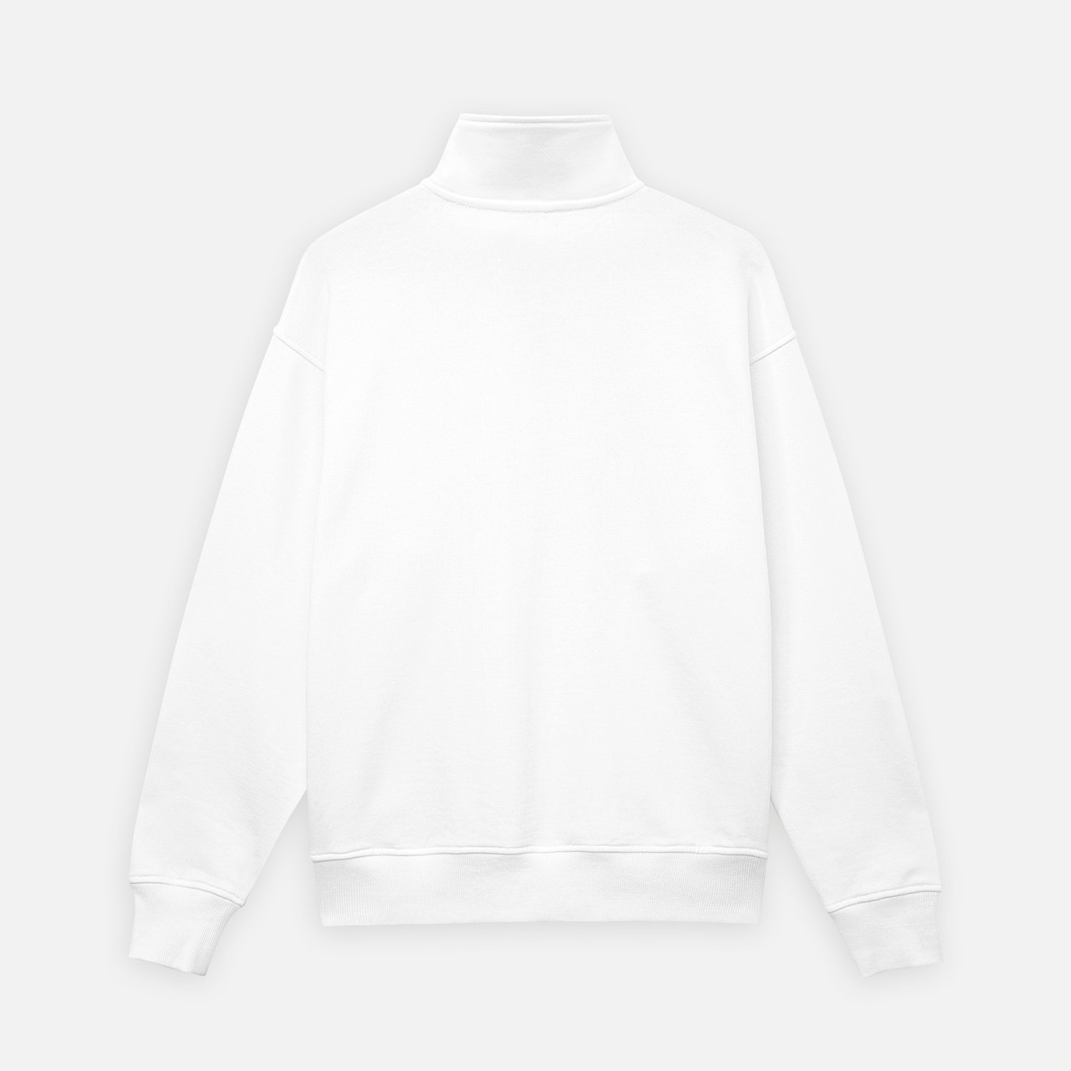 Толстовка на молнии унисекс Флоу (Flow), белая, размер 5XL/6XL