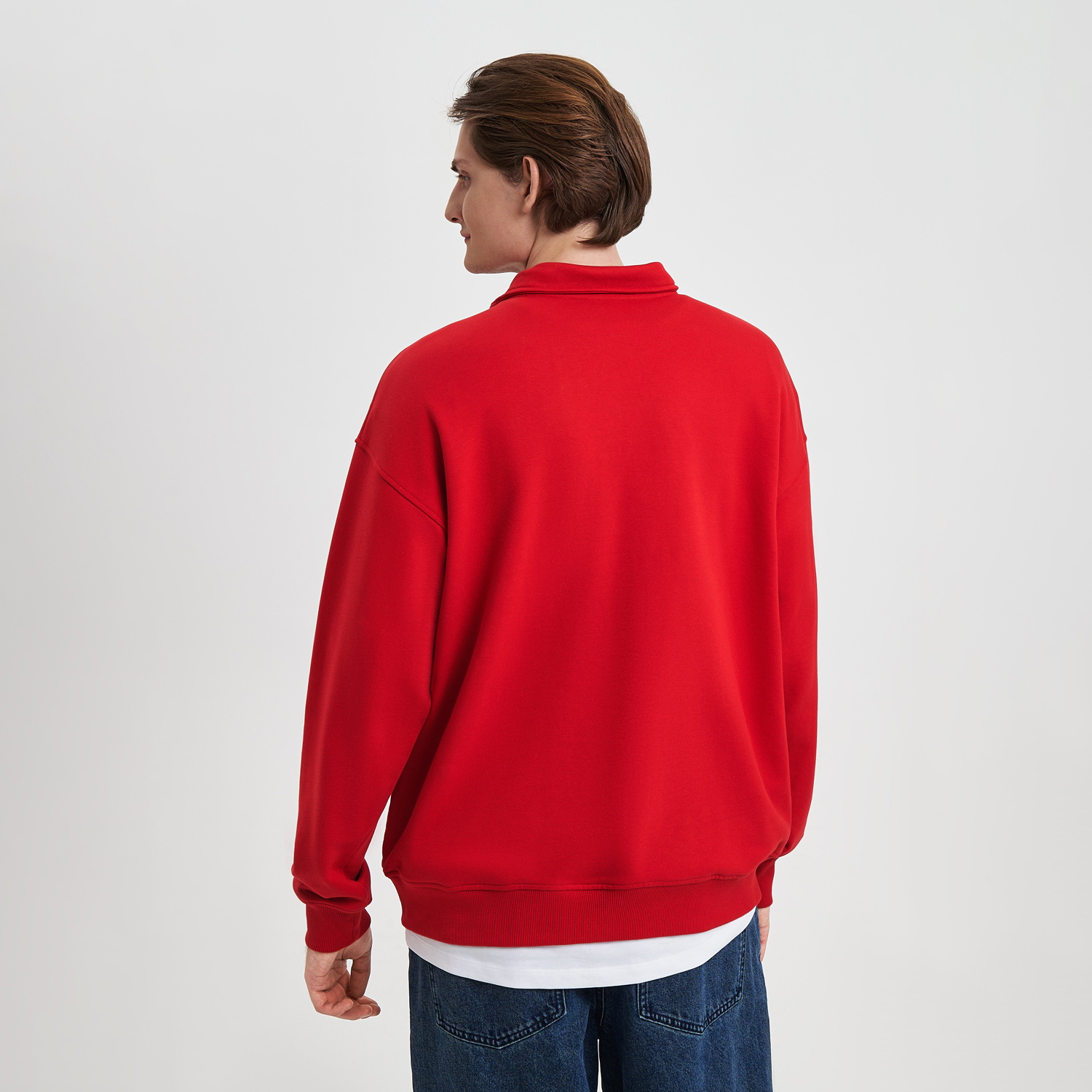 Толстовка на молнии унисекс Флоу (Flow), красная, размер 5XL/6XL