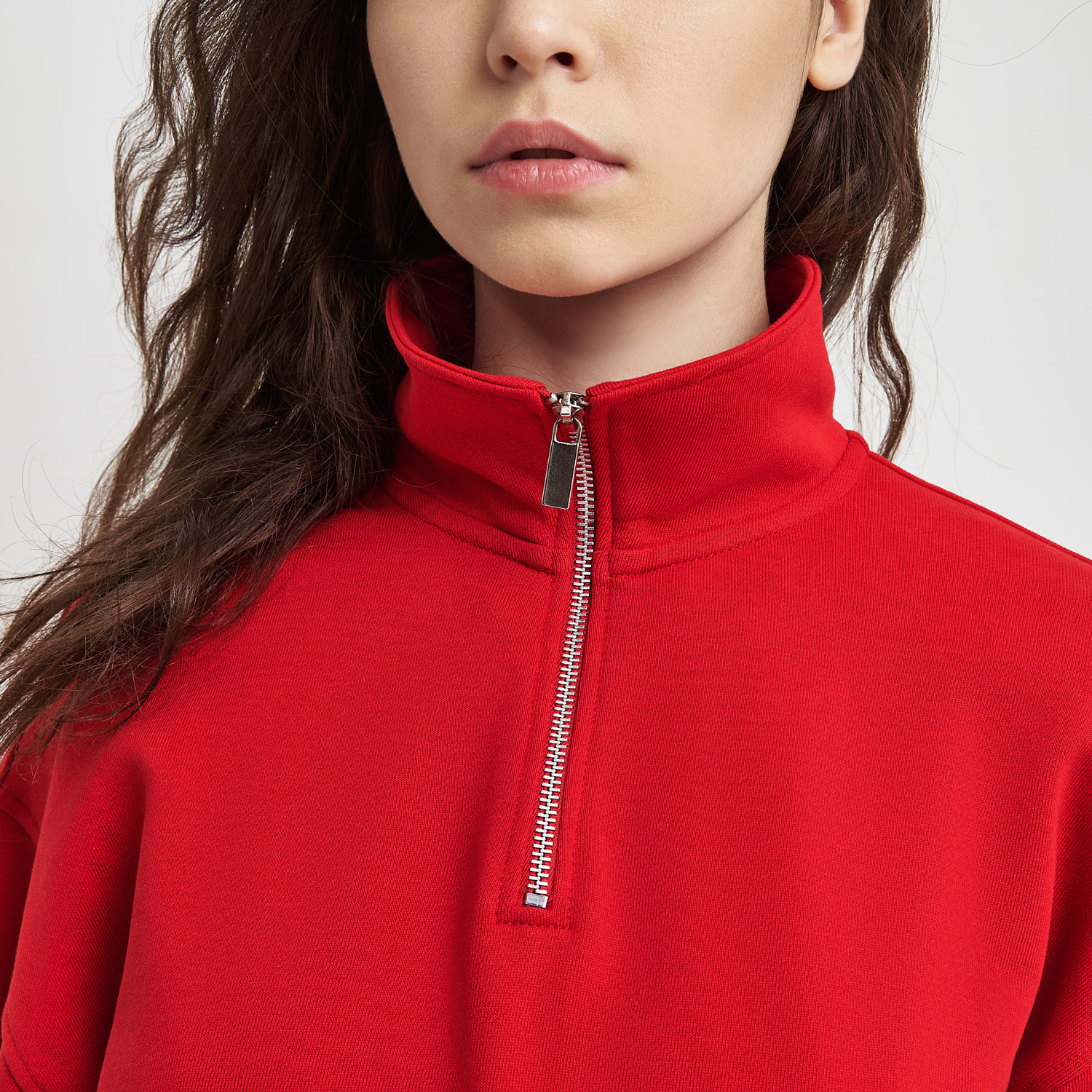 Толстовка на молнии унисекс Флоу (Flow), красная, размер 5XL/6XL