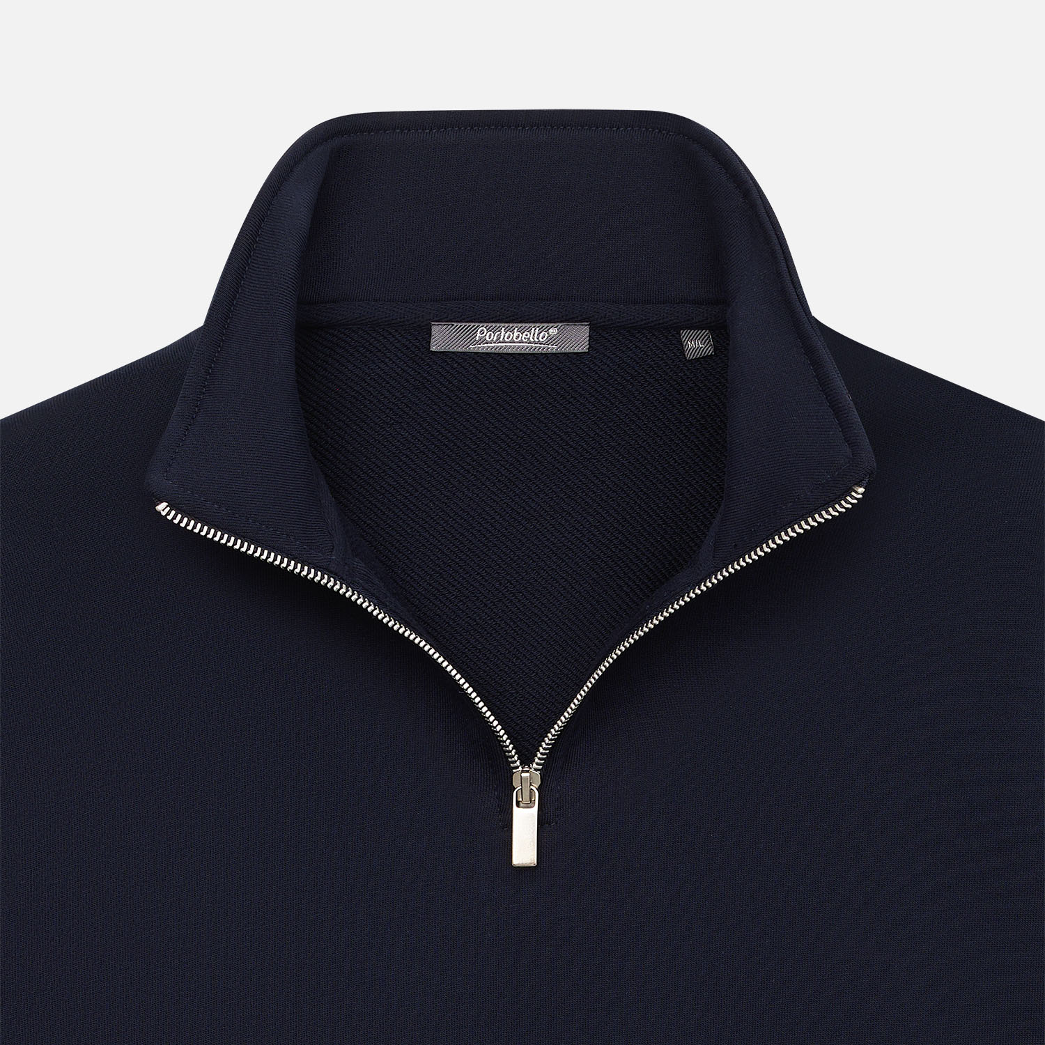 Толстовка на молнии унисекс Флоу (Flow), темно-синяя, размер 3XL/4XL