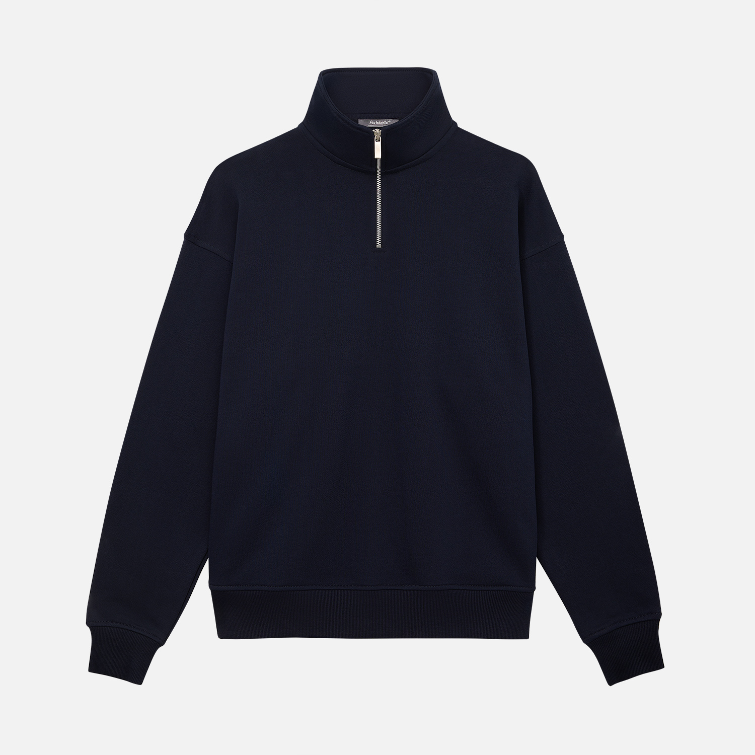 Толстовка на молнии унисекс Флоу (Flow), темно-синяя, размер 5XL/6XL