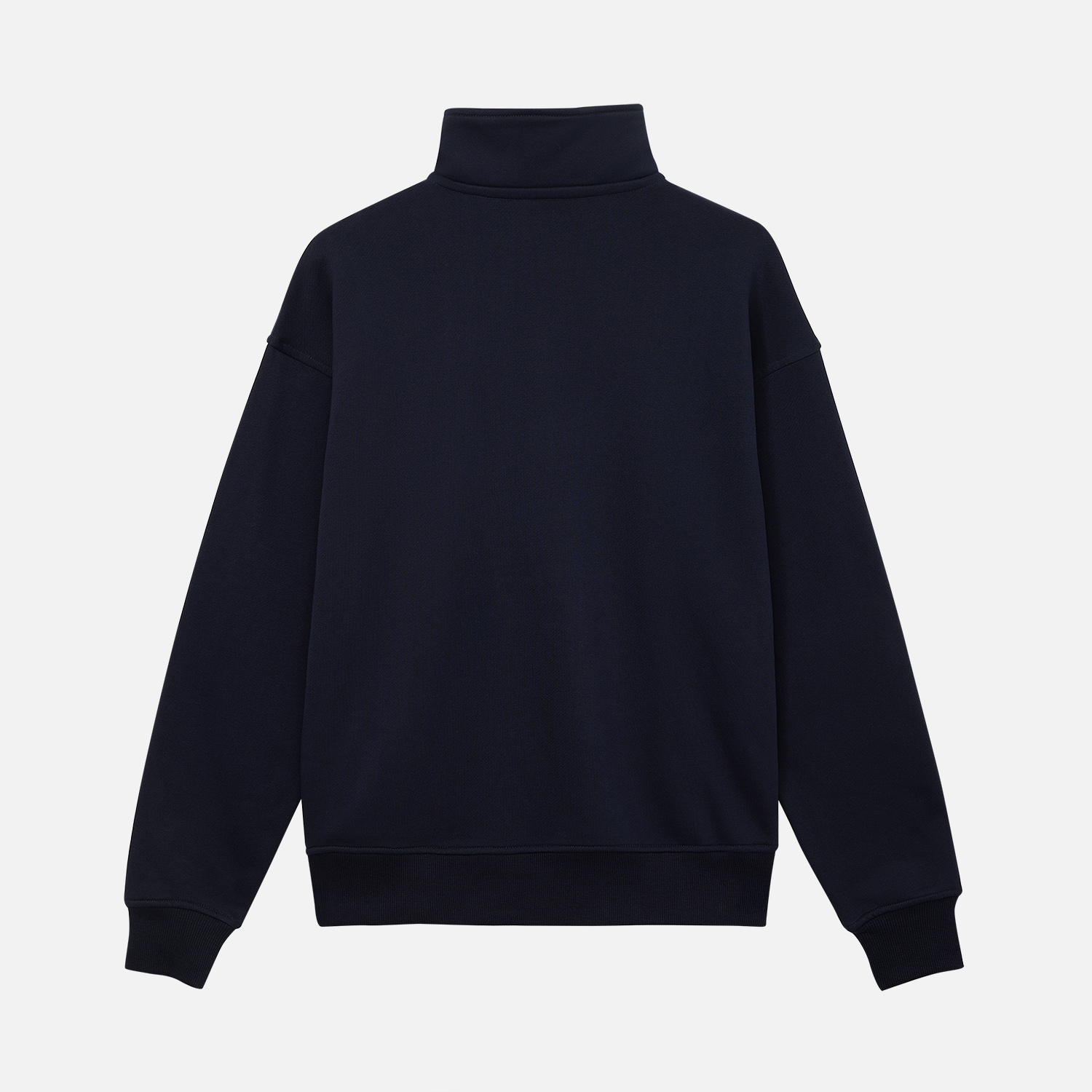 Толстовка на молнии унисекс Флоу (Flow), темно-синяя, размер 5XL/6XL