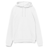 Толстовка с капюшоном унисекс Hoodie, белая, размер 3XL