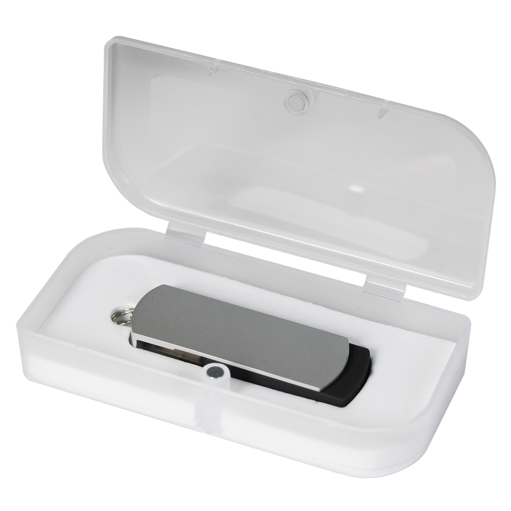 USB Флешка Элеганте (Elegante) 16 Gb, черный, в подарочной упаковке