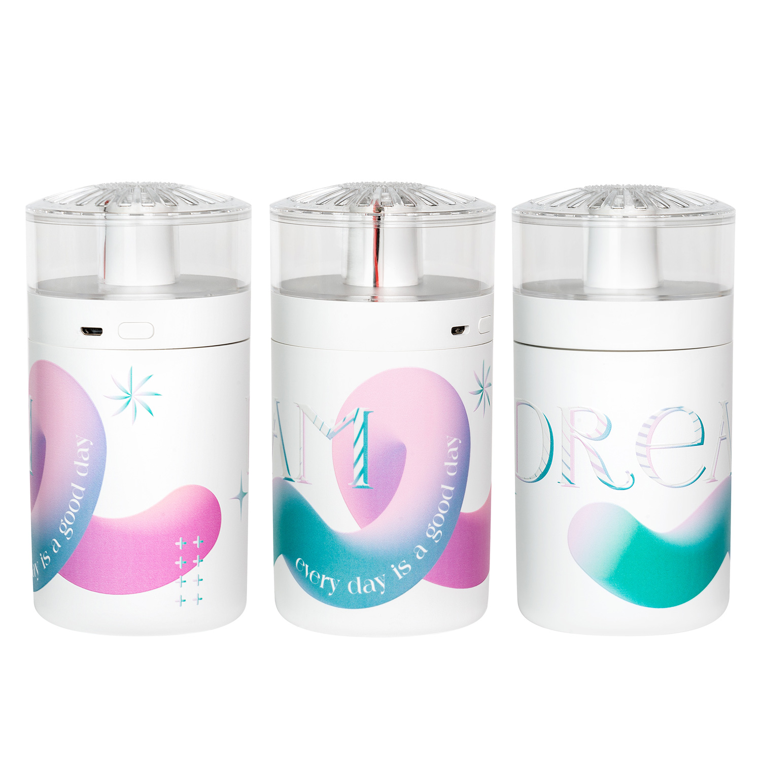 Увлажнитель воздуха с подсветкой и соляными кристаллами Кристалл (Crystal)